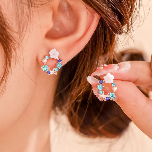 Diamond Shaped Studs Earrings