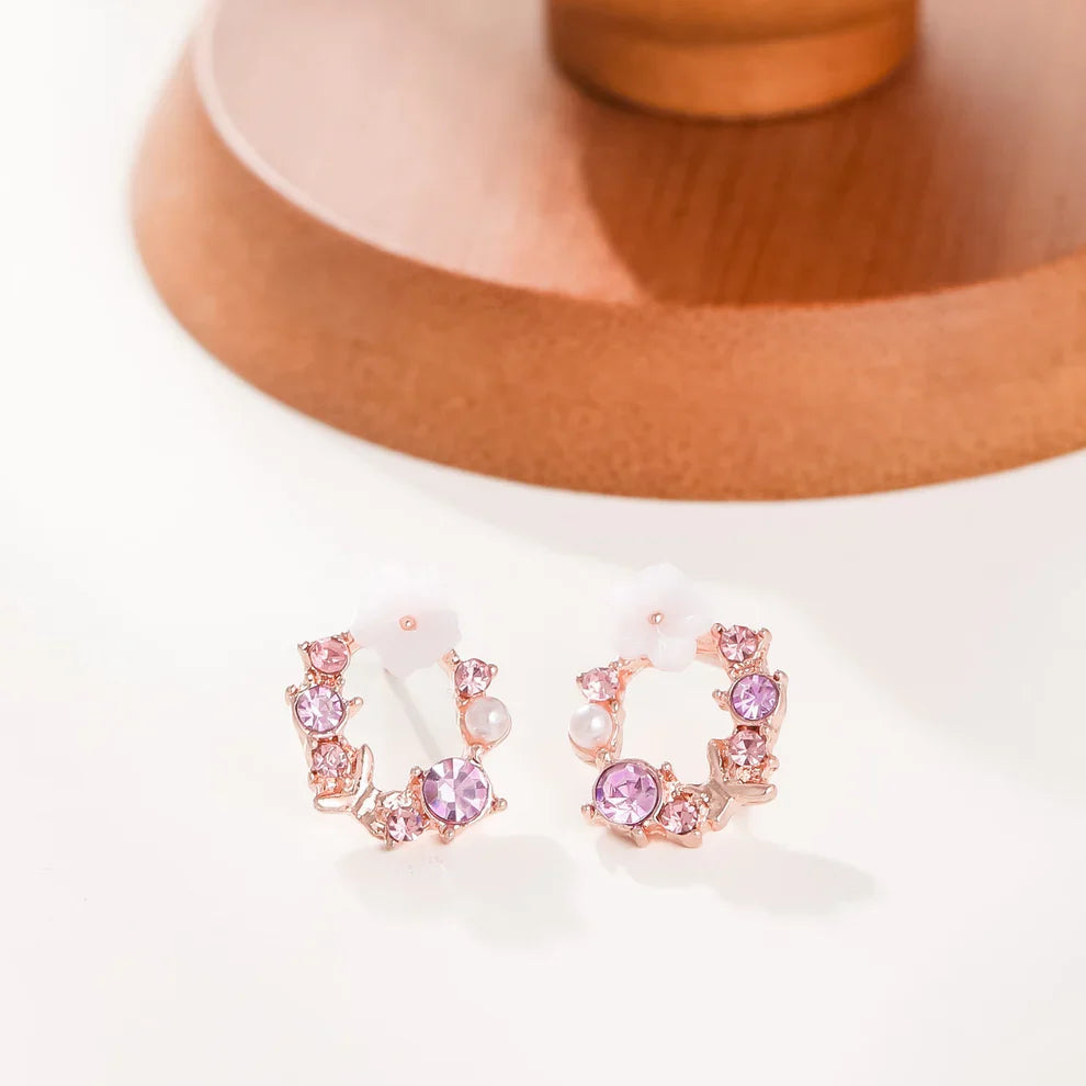 Diamond Shaped Studs Earrings