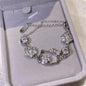 Cute Cat Kitty Charm Adjustable Sparkling Bracelet Women