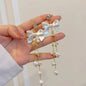 Dreamy White Bow Earrings