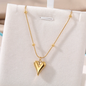 Gold-Plated Alloy Necklace