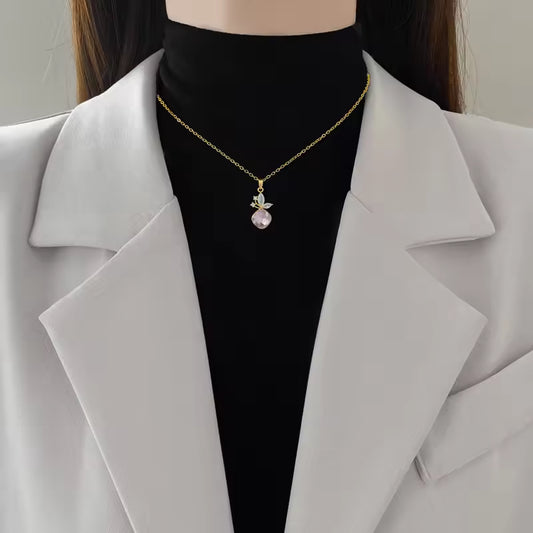 Stylish Gold Plated Knot Pattern Necklace – Anti-Tarnish Finish
